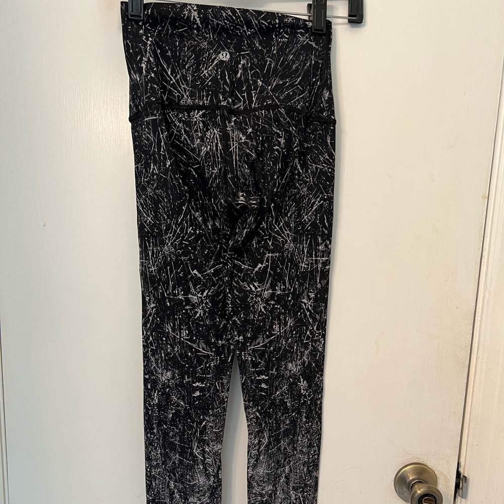 Paint splattered leggings